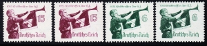Deutsches Reich Mi.584-585 x+y czyste**
