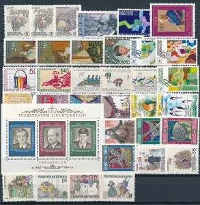 Liechtenstein zestaw znaczków czyste**