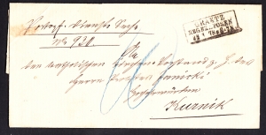 Grodzisk-Kurnik obwoluta listu 1878 rok