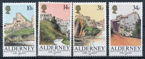 Alderney Mi.28-31 czyste**