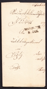 Wadowice -Kęty list z treścią 1837 rok