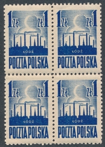 0358 cx niebieski papier szarobiały średni ZL 11 czwórka gwarancja czysty**