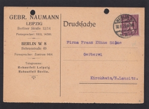 Deutsches Reich Mi.183 kartka stempel Berlin 1922 rok