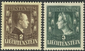 Liechtenstein Mi.0238-239 czyste**