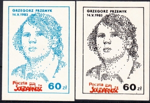 1984 Poczta Solidarność G. Przemyk