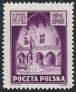 0365 papier cienki x21 ZL 11½ gwarancja czysty** Widoki Krakowa