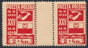 0369 B4 kropka w cyfrze 5 parka rozdzielona pustopolem czyste**