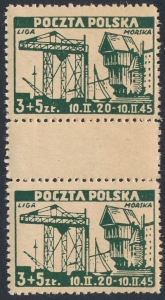 0370 parka rozdzielona pustopolem papier gruby czyste**