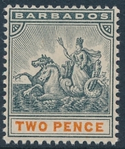 Barbados Mi.0045 czysty**