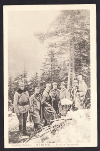 Legiony Polskie pocztówka stempel Sucha 1915 rok