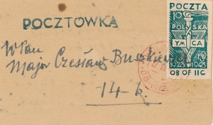 Woldenberg 34 pocztówka 1943 rok