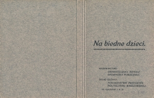 Na biednych karnet okolicznościowy