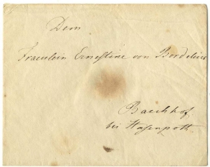 Rosja koperta adresowana do Niemiec 1854