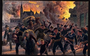 I WŚ bombardowanie Antwerpii 1914 rok