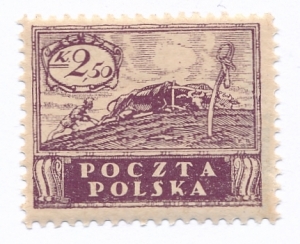 0083 B bx ciemnobrązowofioletowy papier średni gładki ZL 11½ gwarancja czysty**