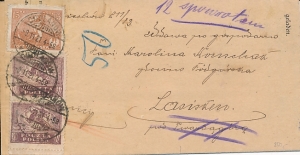 0096 C obwoluta listu urzędowego 1921 rok