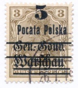 0009 I b B1 "Pocata" kasowany 