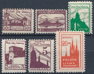 Litwa Środkowa D1-6 B czyste*