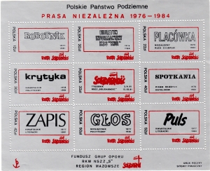 Poczta Niezależna Region Mazowsze 1984 rok