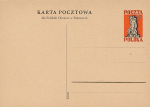 Poczta Obozów Polskich w Niemczech Cp 5 czysta gwarancja