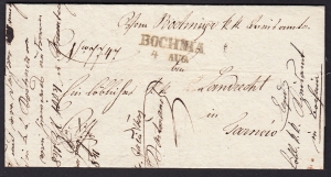 Bochnia-Tarnów obwoluta listu 1841 rok