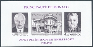 Monaco Mi.1820-1822 blok 37 B Czesław Słania czyste**