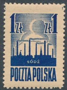 0358 ez ciemnoniebieski papier gruby ZL 11½ gwarancja czysty**