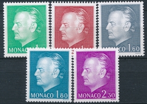 Monaco Mi.1401-1405 Czesław Słania czyste**