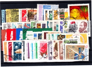 CCCP zestaw znaczków kasowanych