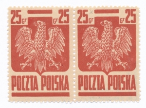V c brązowoczerwony kreska na prawym G w GR parka gwarancja+opis czysta** Wydanie obiegowe "Goznak"