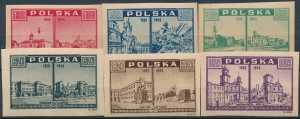 0380-385 czyste** Zniszczenia wojenne Warszawy
