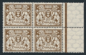 WMG 145 w czwórce czyste** Wydanie obiegowe - herb Gdańska