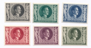 Deutsches Reich Mi.844-849 czyste**