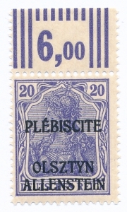 Olsztyn 05 b fioletowoniebieski górny margines czysty**