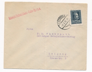 0238 koperta listu stempel Katowice 1929 rok