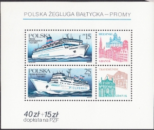 2883-2884 Blok 129 B1 Zdwojenie Rogalin czysty**