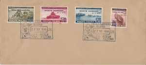 Emigracja P-T 338 koperta kasownik FDC