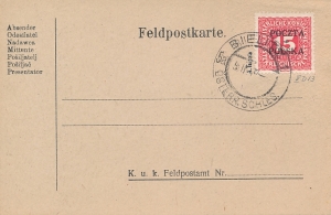 D 3 kartka stempel Bielsko gwarancja 1919 rok bez obiegu