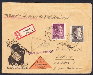 GG 079+87 koperta firmowa obieg pocztowy