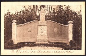 I wojna światowa cmentarz pocztówka feldpost