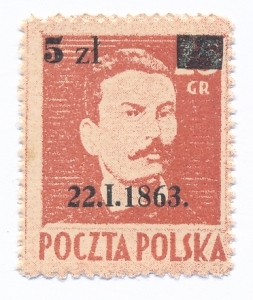 0347 d czerwonobrązowy gwarancja+opis czysty 82 rocznica Powstania Styczniowego