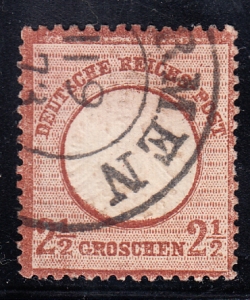 Deutsches Reich Mi.021 kasowany