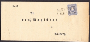 Deutsches Reich Mi.034 na liście 1875 rok