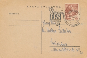 0330 kartka kasownik okolicznościowy FIS 1939
