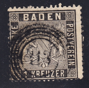 Altdeutschland Baden Mi.09 kasowany
