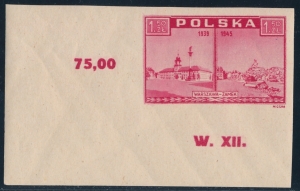0380 b karminowoczerwony walec W.XII. czysty**