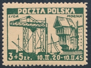 0370 papier gruby x1 gwarancja czysty** Liga Morska