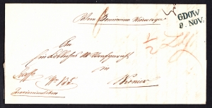 Gdów-Wiśnicz list z treścią 1850 rok