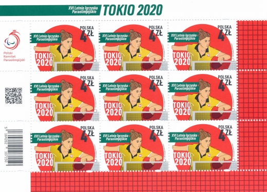 5162 Arkusik czysty** XVI Letnie Igrzyska Paraolimpijskie Tokio 2020