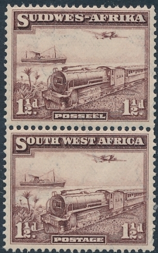 Sud West Afrika Mi.0181-180 parka pionowa czyste**